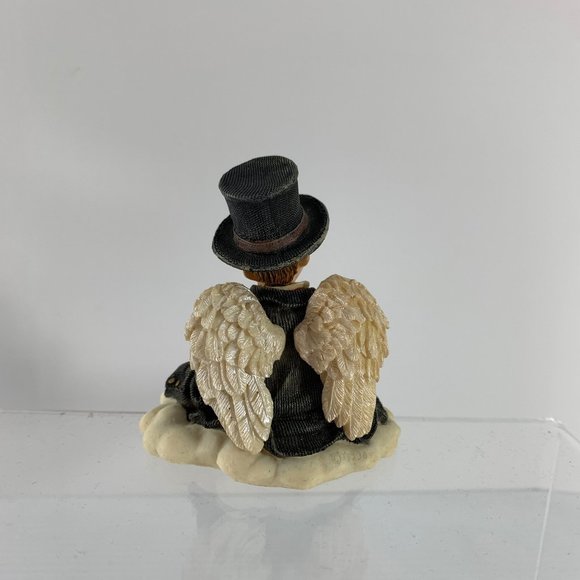 Boyds Bears Wee Folkstone Tuxworth J Angelman Top Hat Angel Shelf Sitter - Picture 4 of 7